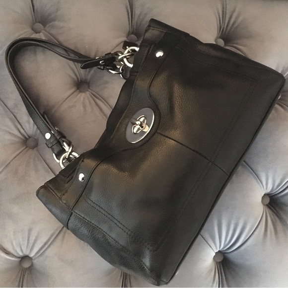 Coach Awesome!!! Penelope Carry All Tote Pebbled Leather - Picture 3 of 11